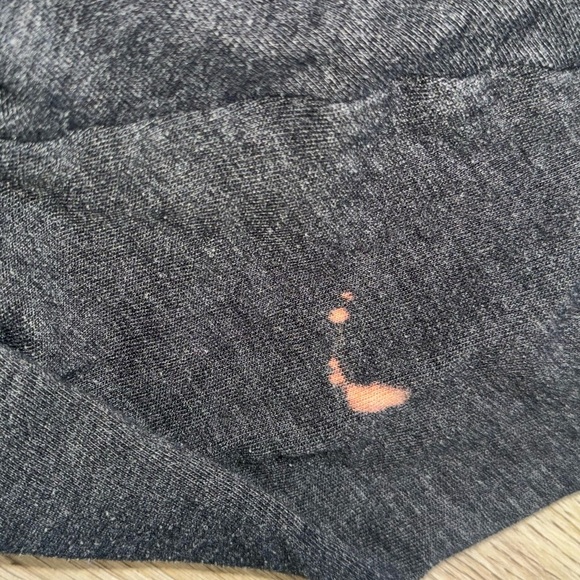 Victoria's Secret Charcoal Sweatshirt with Heart Design - Picture 5 of 5